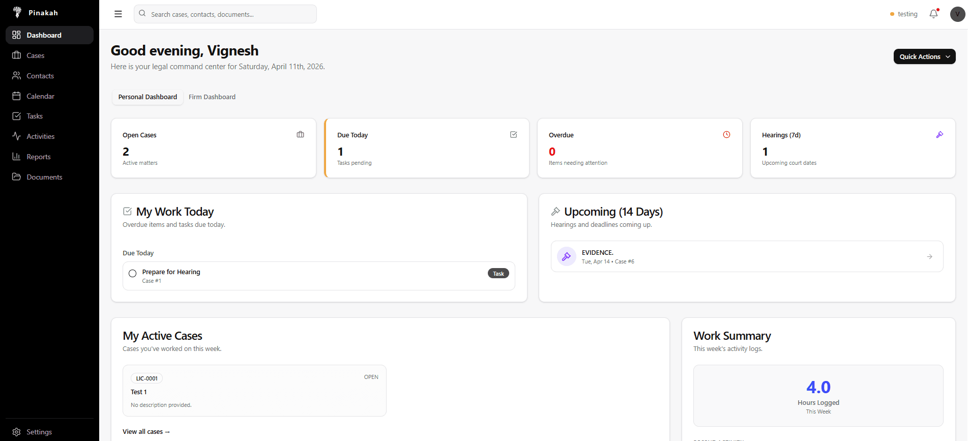 Pinakah Product Demonstration